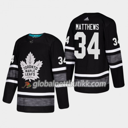 Toronto Maple Leafs Hockeydrakt Auston Matthews 34 Svart 2019 NHL All-Star Adidas Authentic - Herre